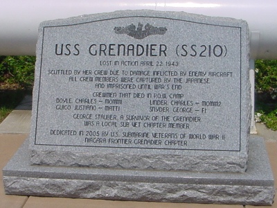 Monument U.S.S. Grenadier #2