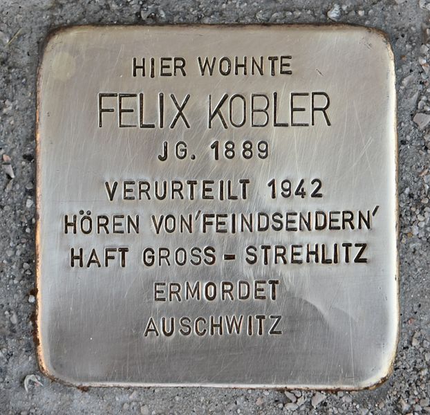 Stolperstein Steinfeldgasse 18 #1