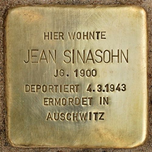 Stolpersteine Hufelandstraße 35 #3