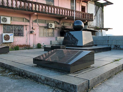 Japans Oorlogsmonument Chuuk (Truk Lagoon)