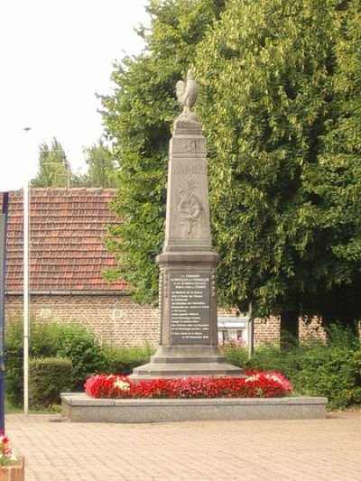 Oorlogsmonument Noyelles-lès-Vermelles #1