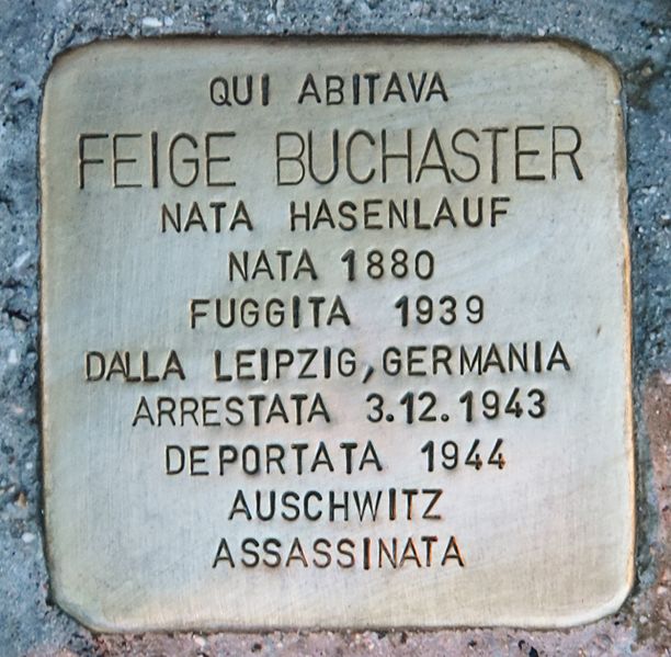 Stolpersteine Via Giacomo Matteotti 42 #1