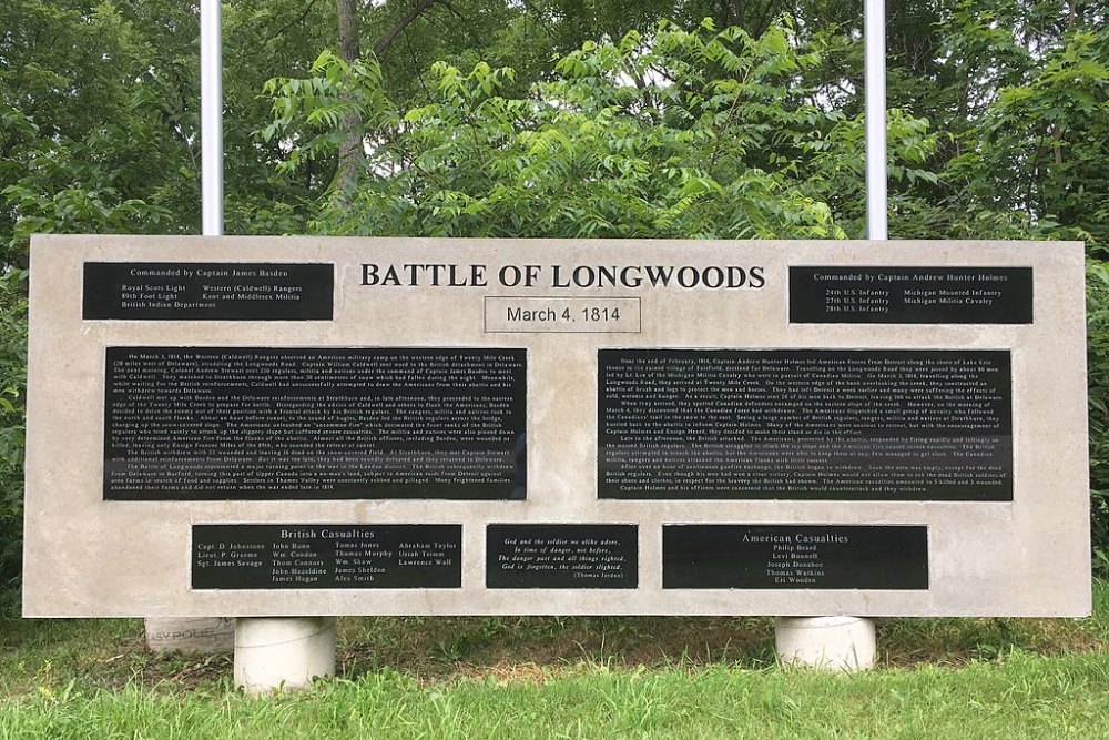 Monument Slag van Longwoods #1