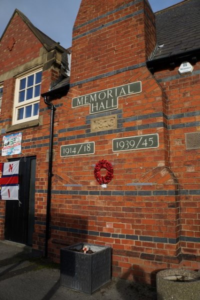 War Memorial Hall Haxby