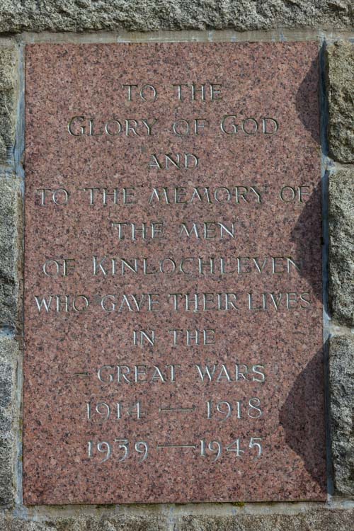 Oorlogsmonument Kinlochleven #3