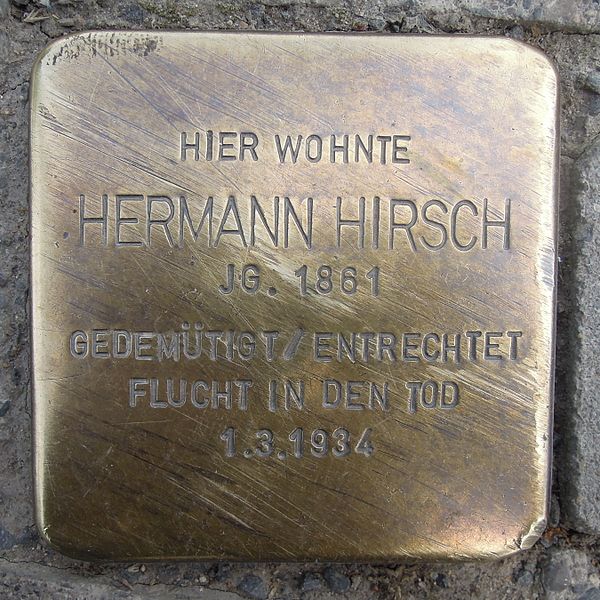 Stolperstein Weender Landstraße 12