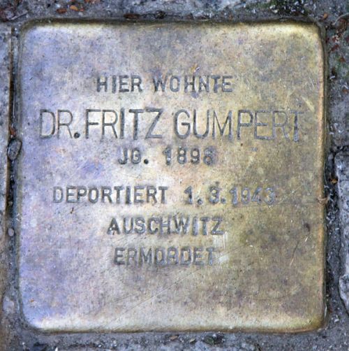 Stolpersteine Mommsenstrae 56 #1