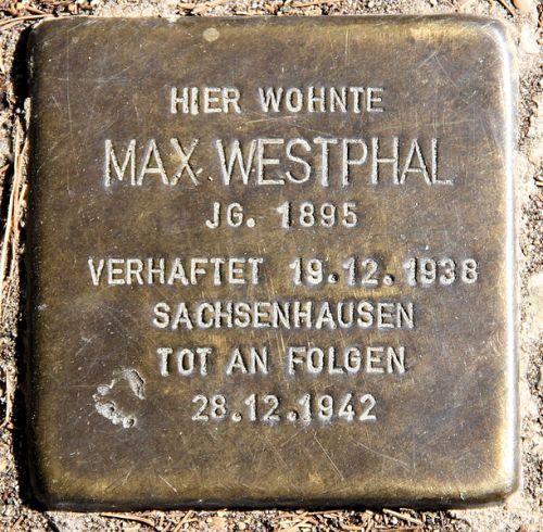 Stumbling Stone Paradestraße 22