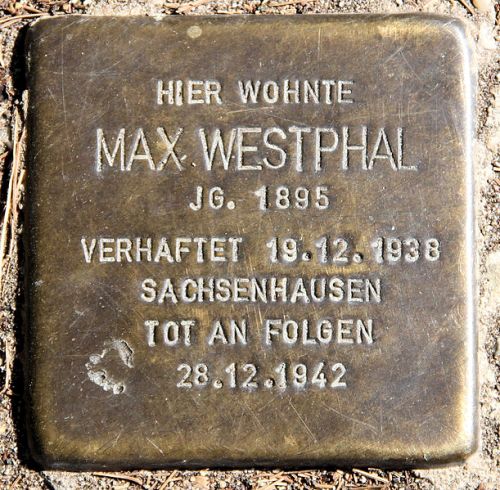 Stolperstein Paradestrae 22 #1