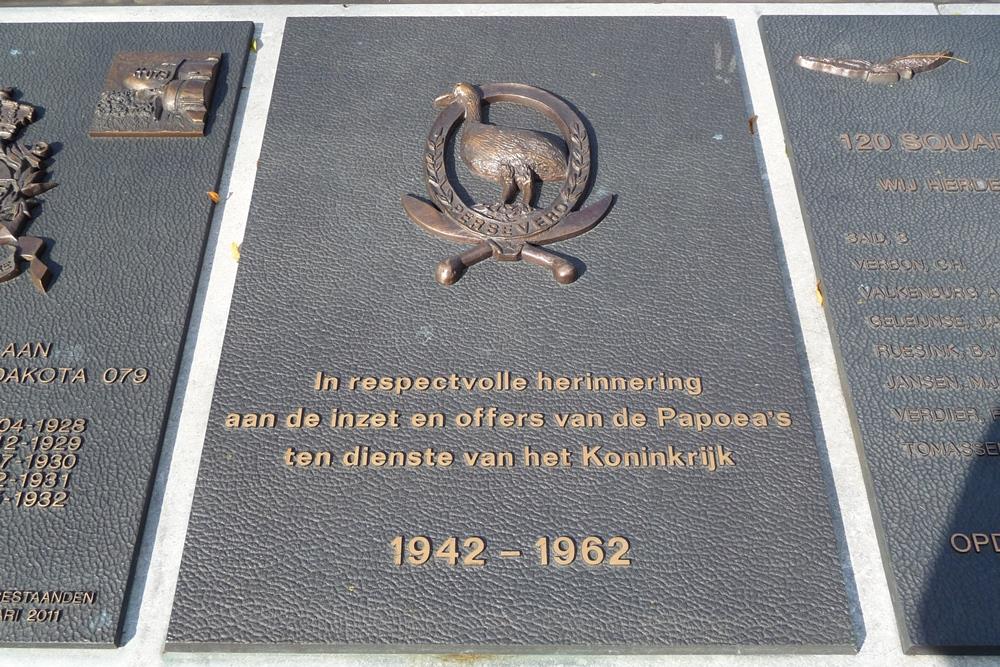 National Remembrance Park Roermond - Plaques Dutch Army Units