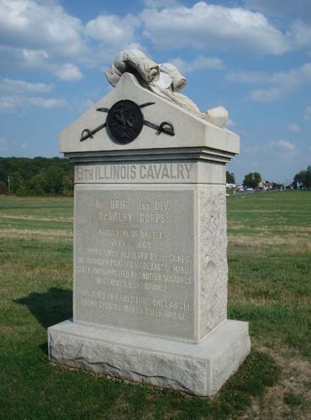 8th Illinois Cavalry Monument