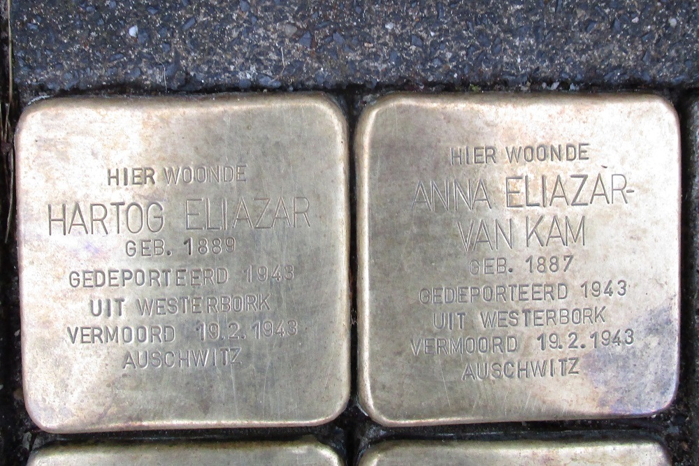 Stolpersteine Opwijckstraat 17 #2