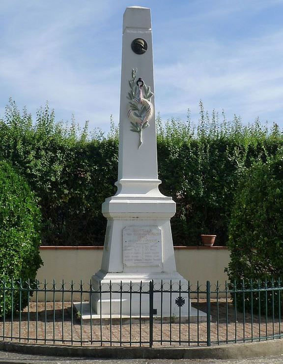 Monument Eerste Wereldoorlog Montclar-Lauragais #1