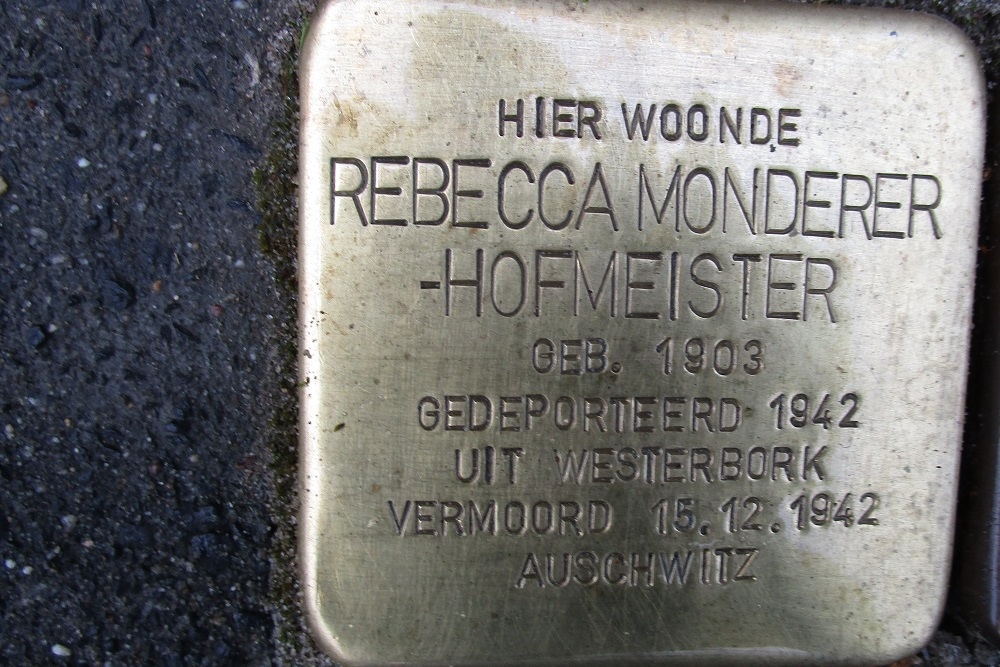 Stolpersteine Sonoystraat 18A #3