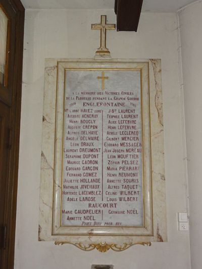 War Memorial Englefontaine Church #2