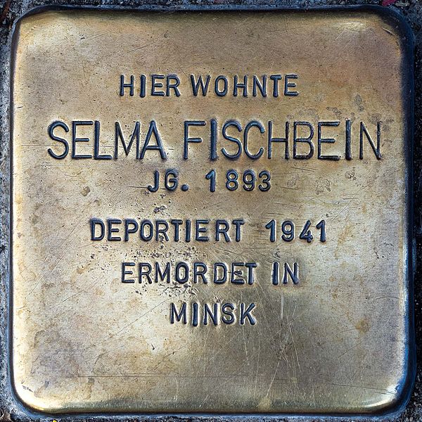 Stolpersteine Hochstrae 65 #3