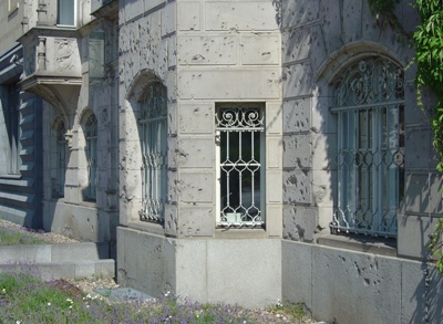 Bullet Impacts in Facade National Paintings Museum #2