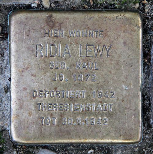 Stolperstein Bredowstrae 14 #1