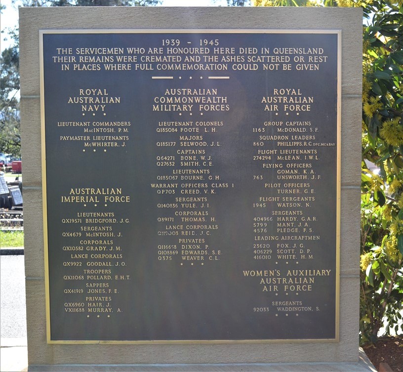 Queensland Cremation Memorial #1