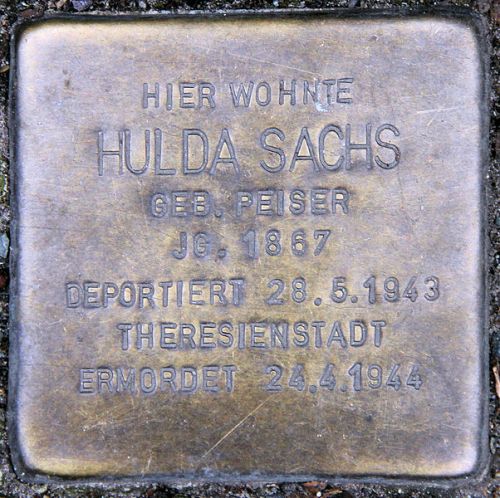 Stumbling Stones Mainzer Straße 16 #3