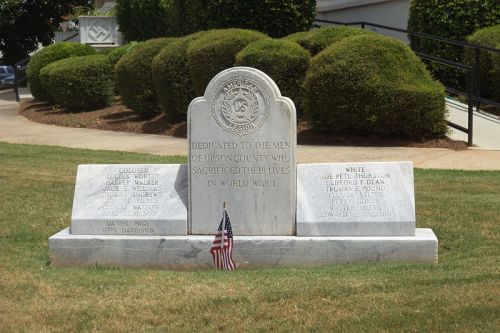 Monument Eerste Wereldoorlog Upson County #1