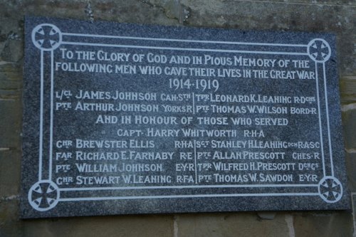 War Memorial Scorborough #1