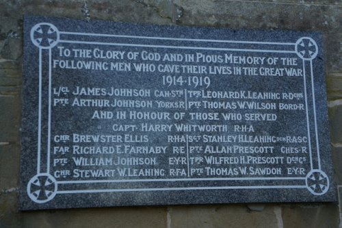 War Memorial Scorborough