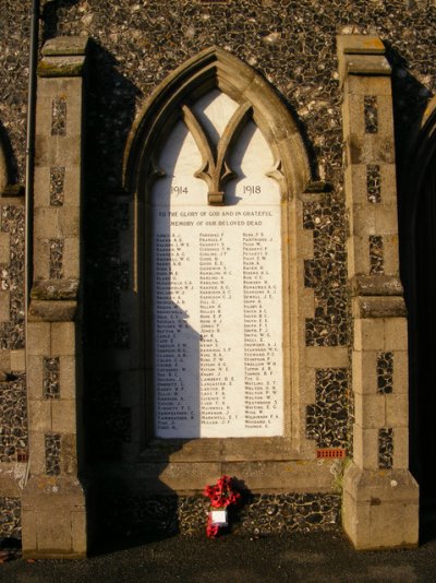 Oorlogsmonument Leiston Cemetery