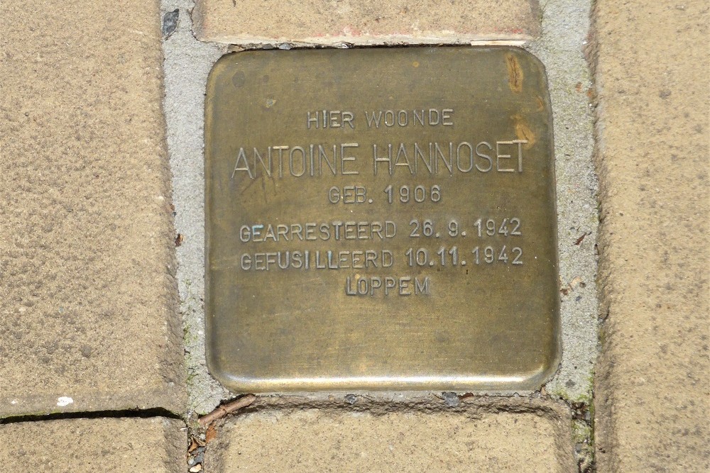 Stolperstein Brusselsestraat 37 #1