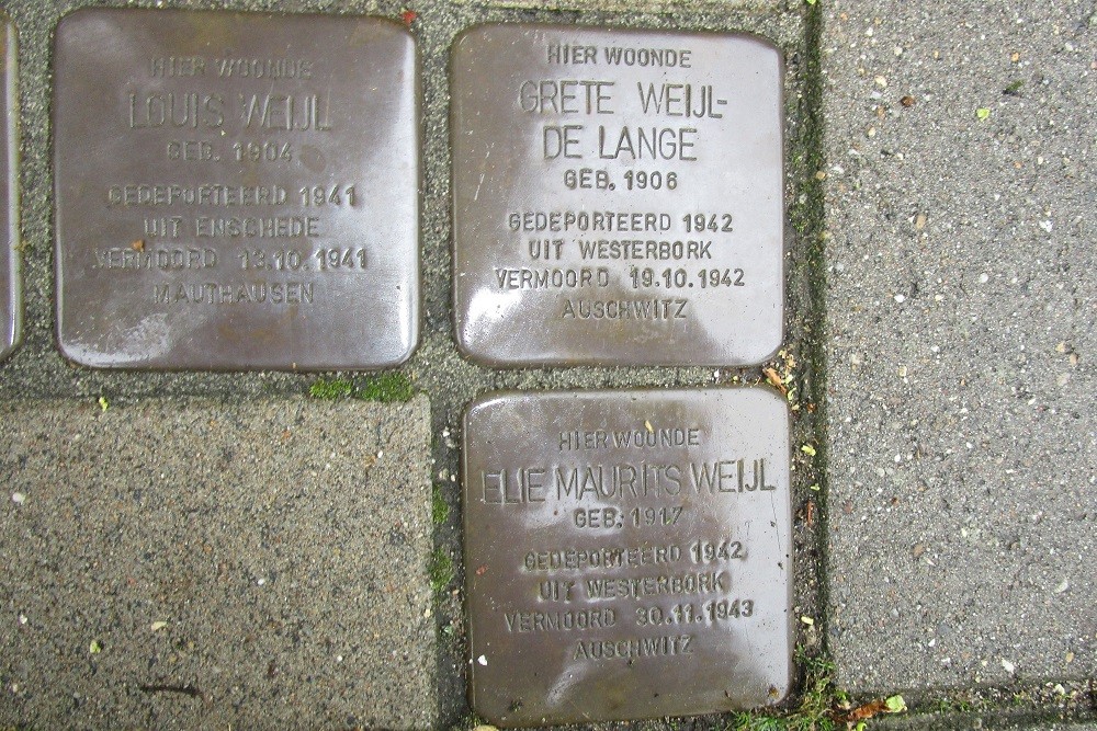 Stolpersteine Bentheimerstraat 18 #3