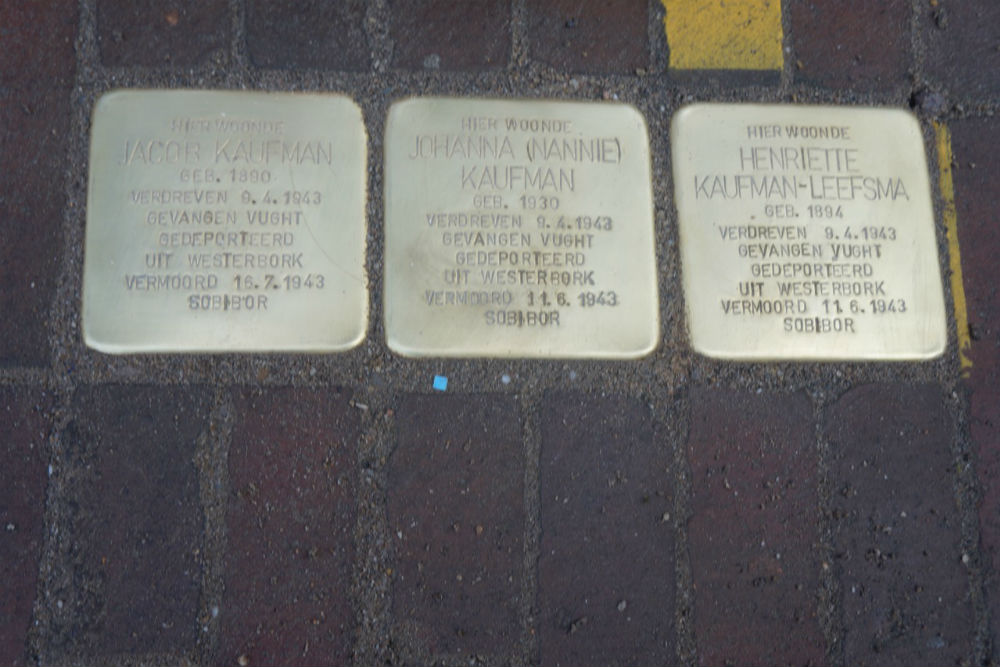 Stolpersteine Zandstraat 40