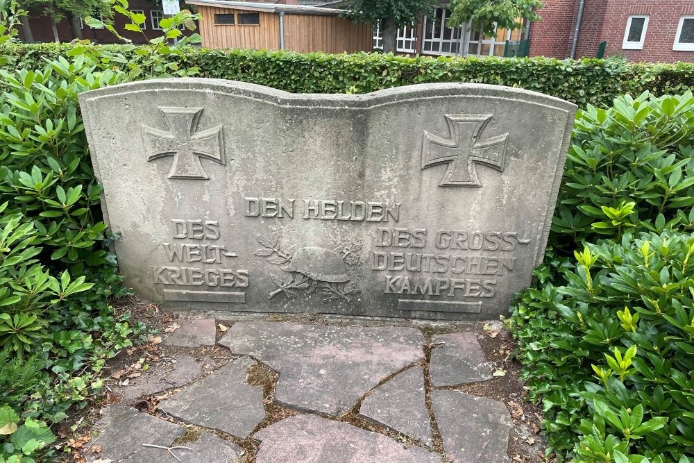 Gedenksteen Begraafplaats Wüllen #1