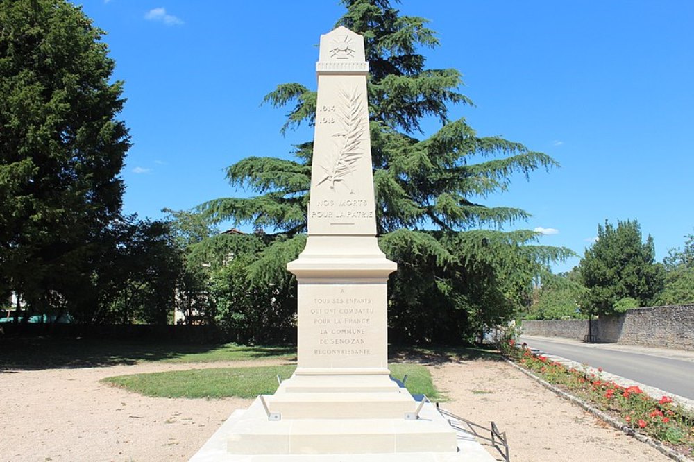 Oorlogsmonument Senozan