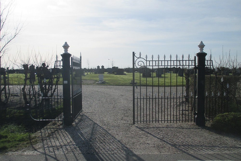Dutch War Grave Municipal Cemetery Sint Jacobiparochie