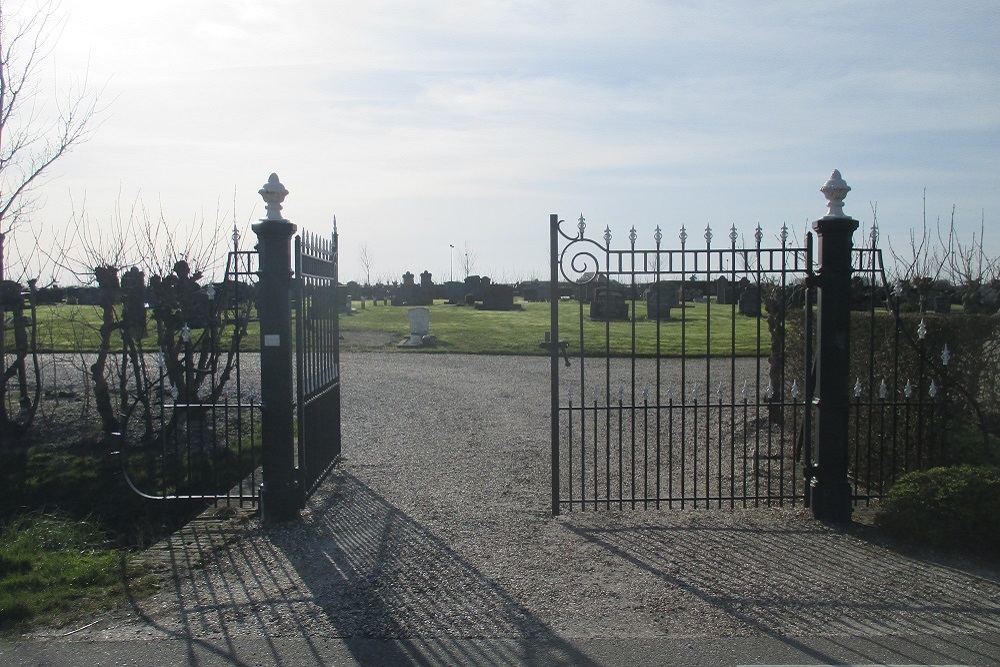 Dutch War Grave Municipal Cemetery Sint Jacobiparochie #1