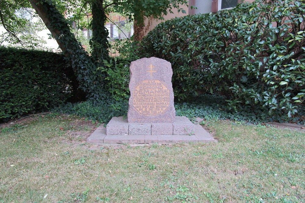 Memorial stone Eugne DEMANGE #1