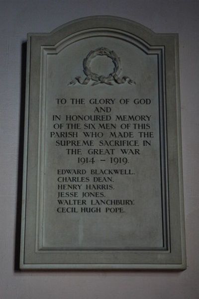 War Memorial Elkstone Parish #1