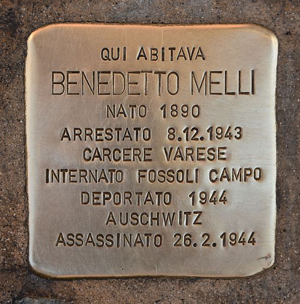 Stolpersteine Via Emilia San Pietro 22 #2