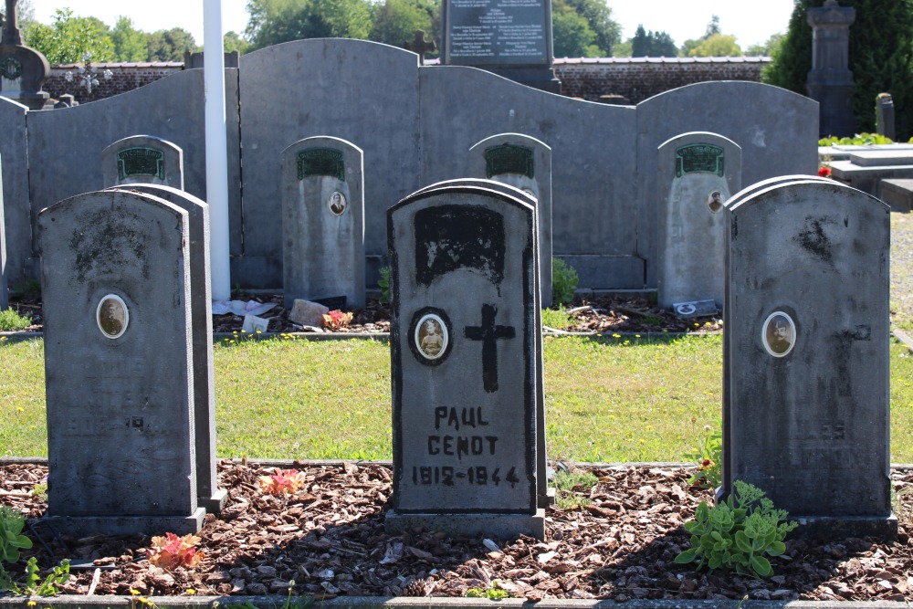 Belgische Oorlogsgraven Ghlin		 #4