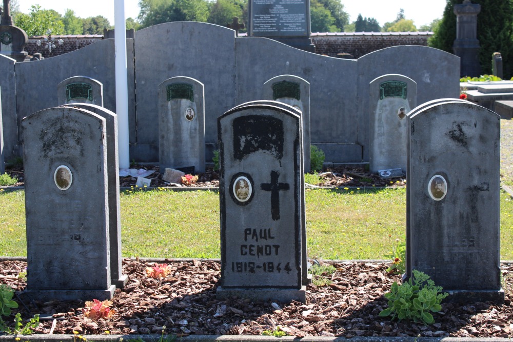 Belgische Oorlogsgraven Ghlin		 #4