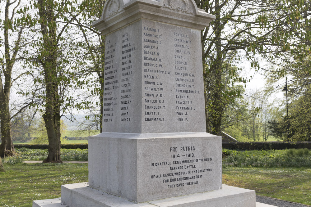 War Memorial Barnard Castle #4