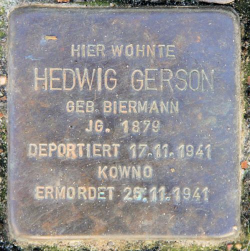 Stolperstein Nestorstrae 54 #1