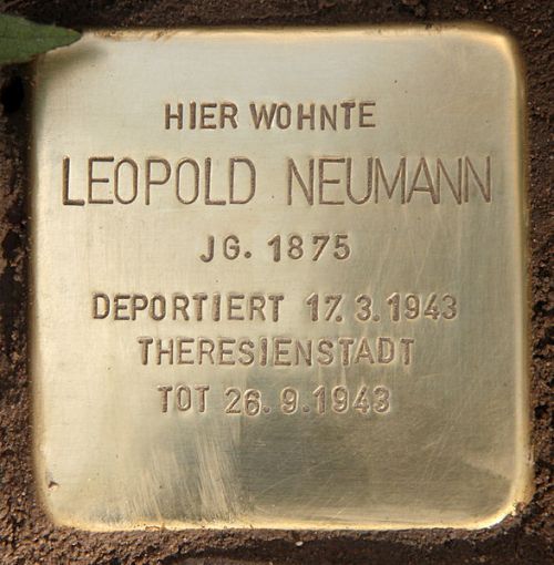 Stolperstein Fregestrae 39b #1