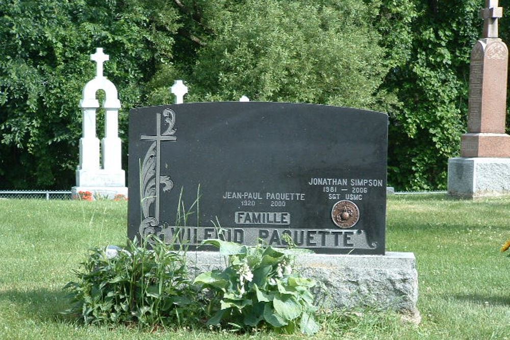 American War Grave Cimetire de Saint-Eustache #1