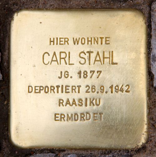 Stolpersteine Jenaer Strae 19 #4