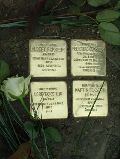 Stolpersteine Zerrennerstrae #1