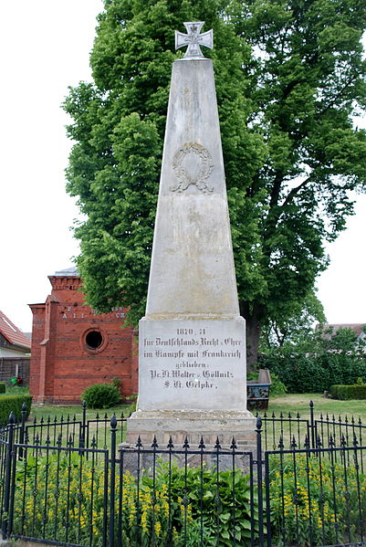 Franco-Prussian War Memorial Gartz #1