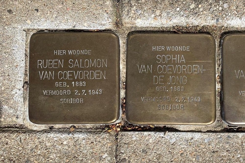 Stolpersteine Kerkstraat 49 (nu Kerkstraat 62) #1