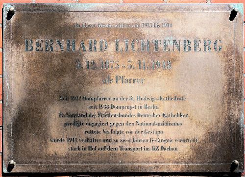 Gedenkteken Bernhard Lichtenberg #1