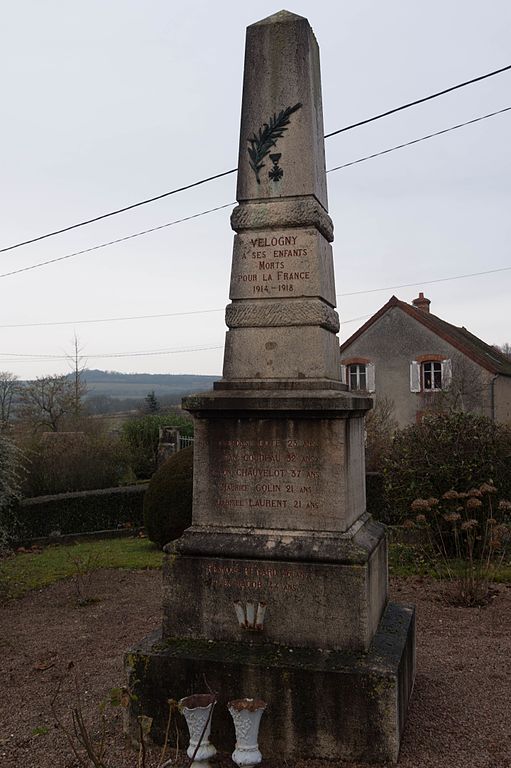 Monument Eerste Wereldoorlog Velogny #1